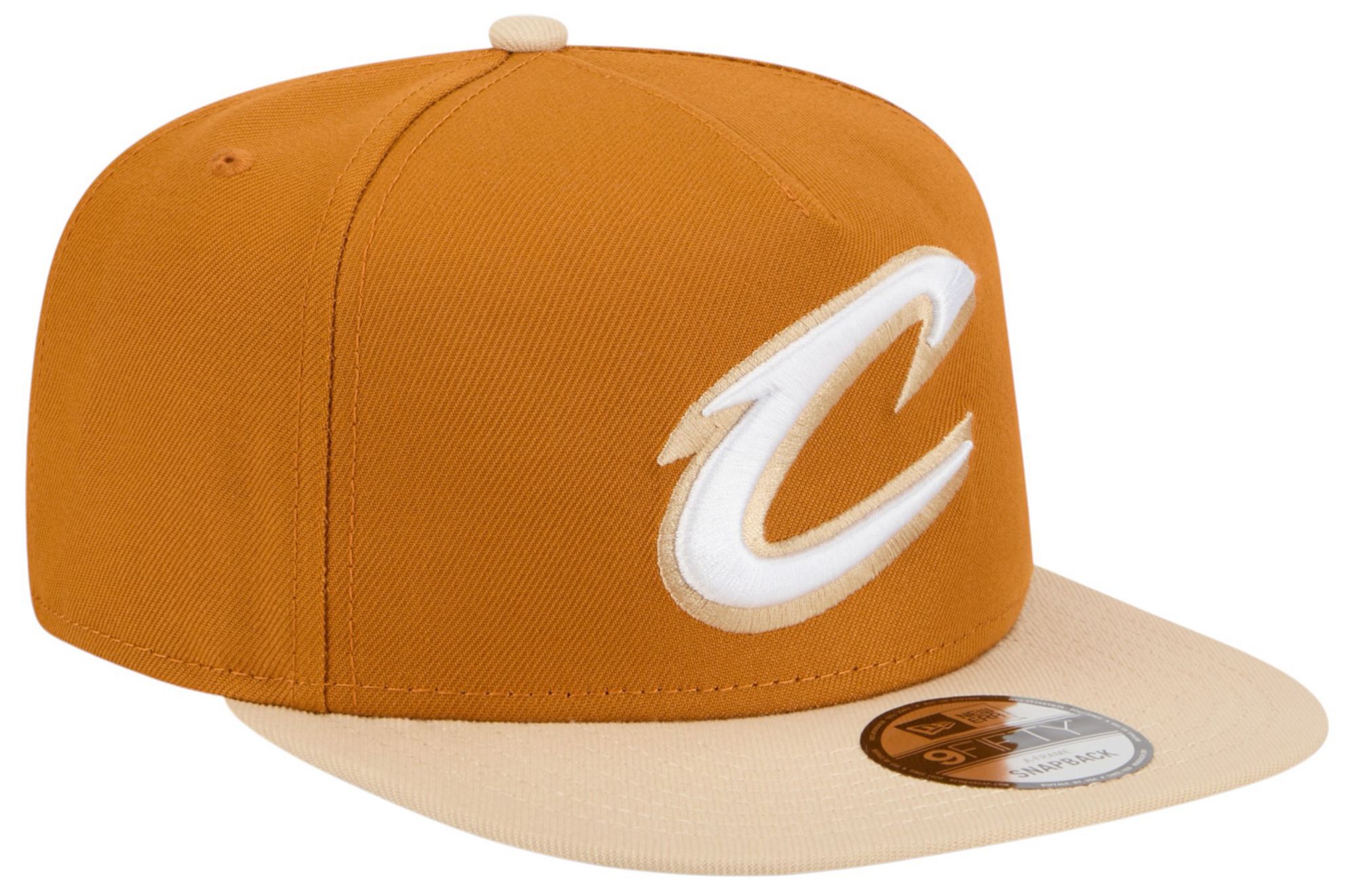 New Era Adult Cleveland Cavaliers Brown Two Tone 9Fifty A-Frame Adjustable Hat product image