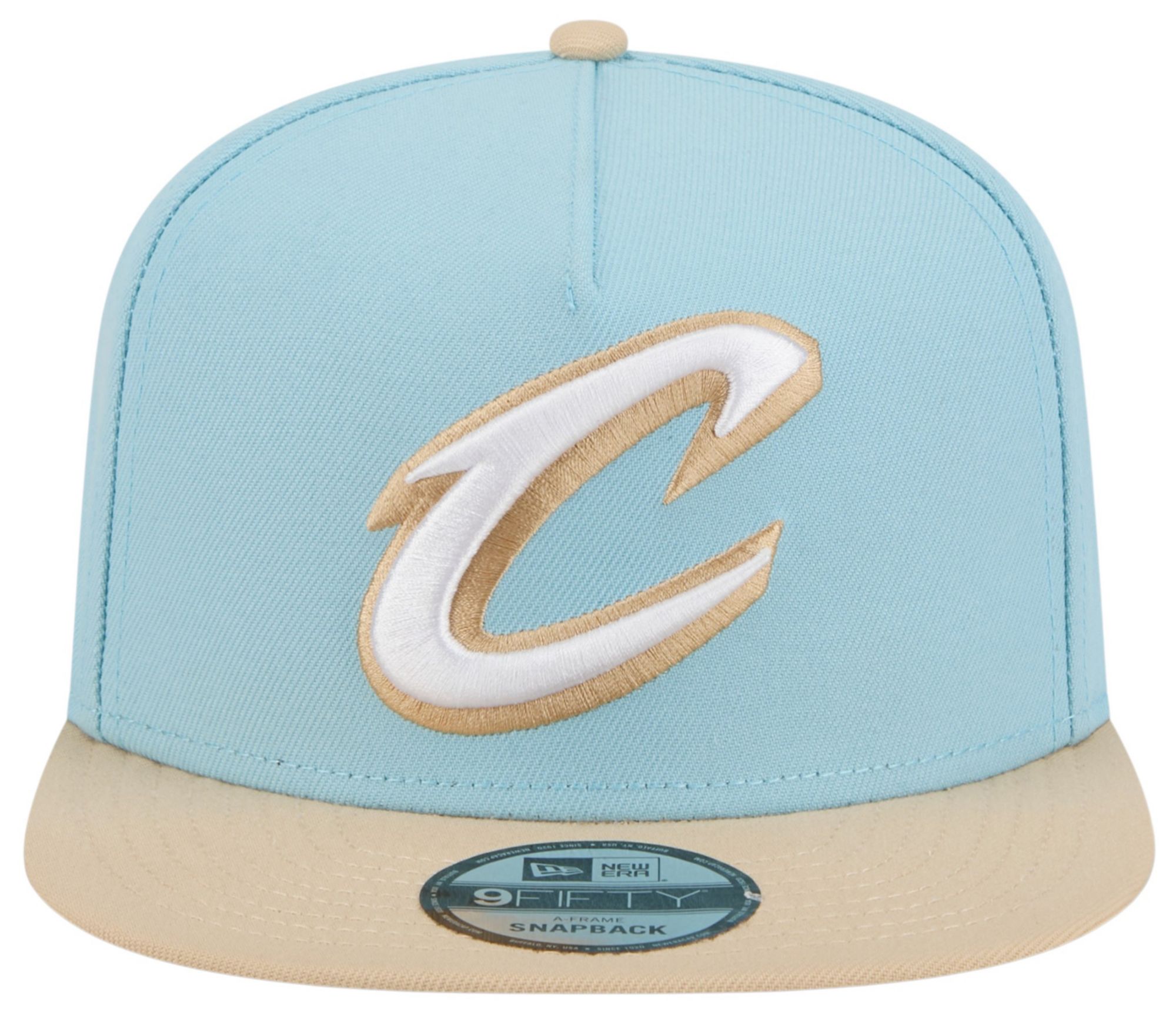 New Era Adult Cleveland Cavaliers Blue Two Tone 9Fifty A-Frame Adjustable Hat product image