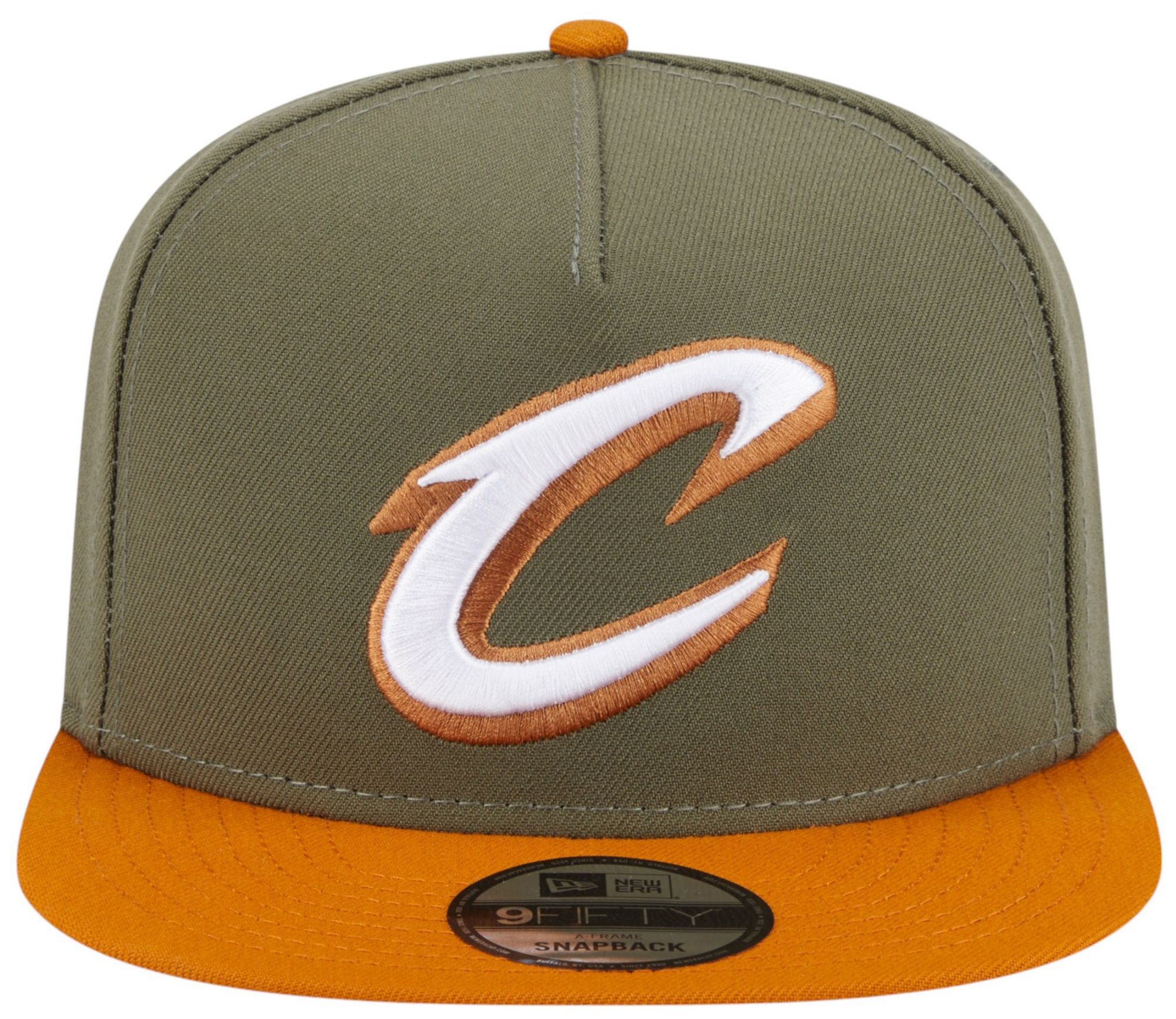 New Era Adult Cleveland Cavaliers Green Two Tone 9Fifty A-Frame Adjustable Hat product image