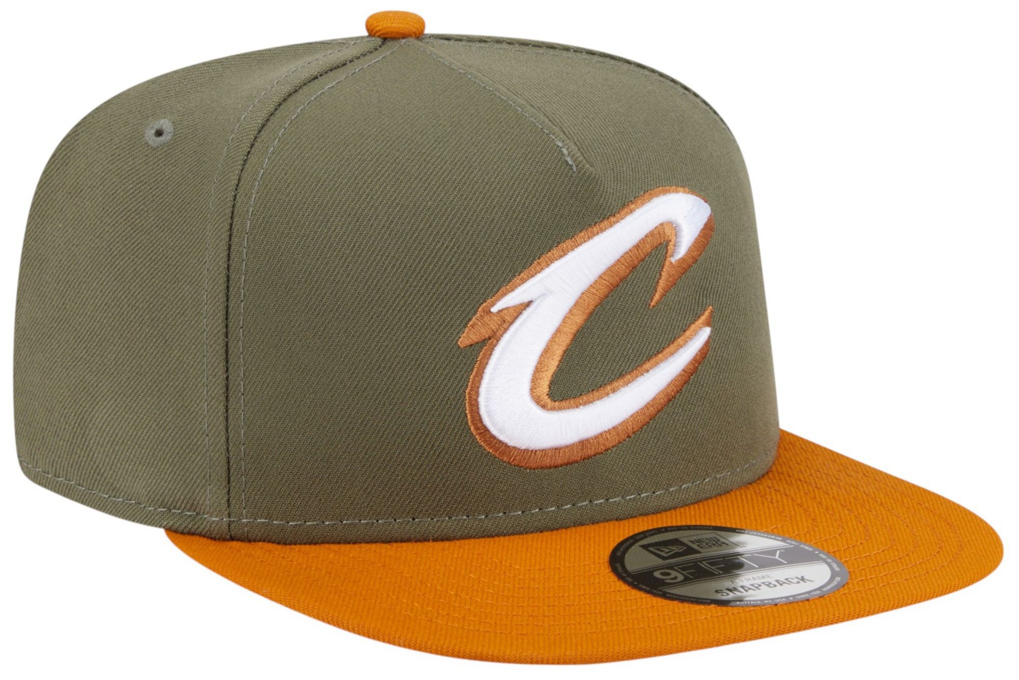 New Era Adult Cleveland Cavaliers Green Two Tone 9Fifty A-Frame Adjustable Hat product image