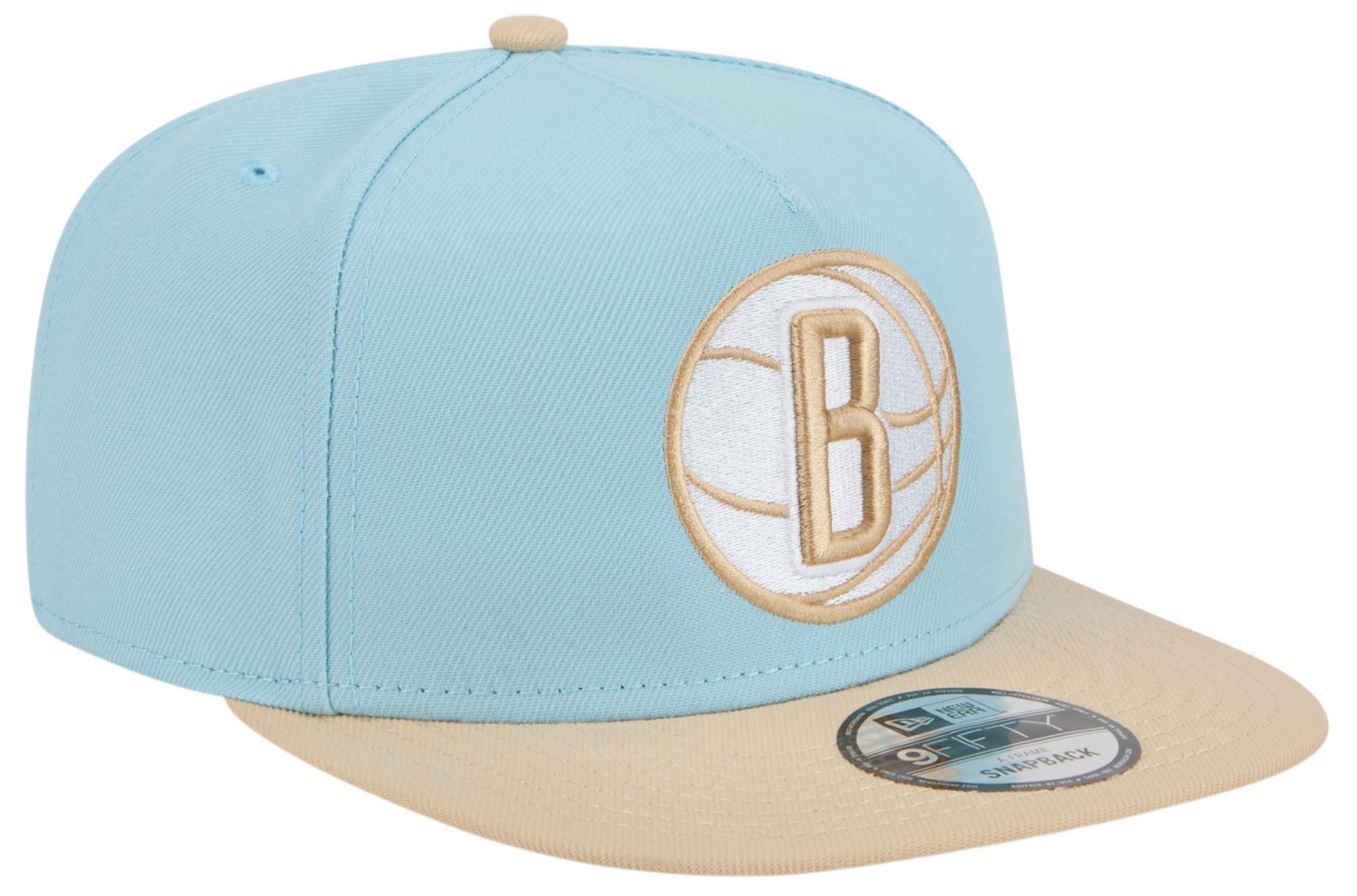New Era Adult Brooklyn Nets Blue Two Tone 9Fifty A-Frame Adjustable Hat product image