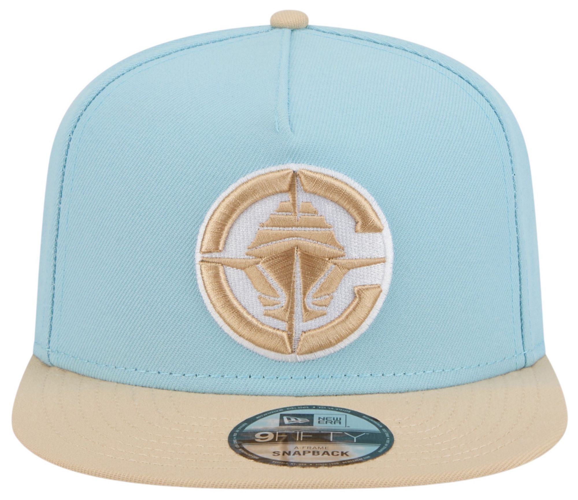 New Era Adult Los Angeles Clippers Blue Two Tone 9Fifty A-Frame Adjustable Hat product image