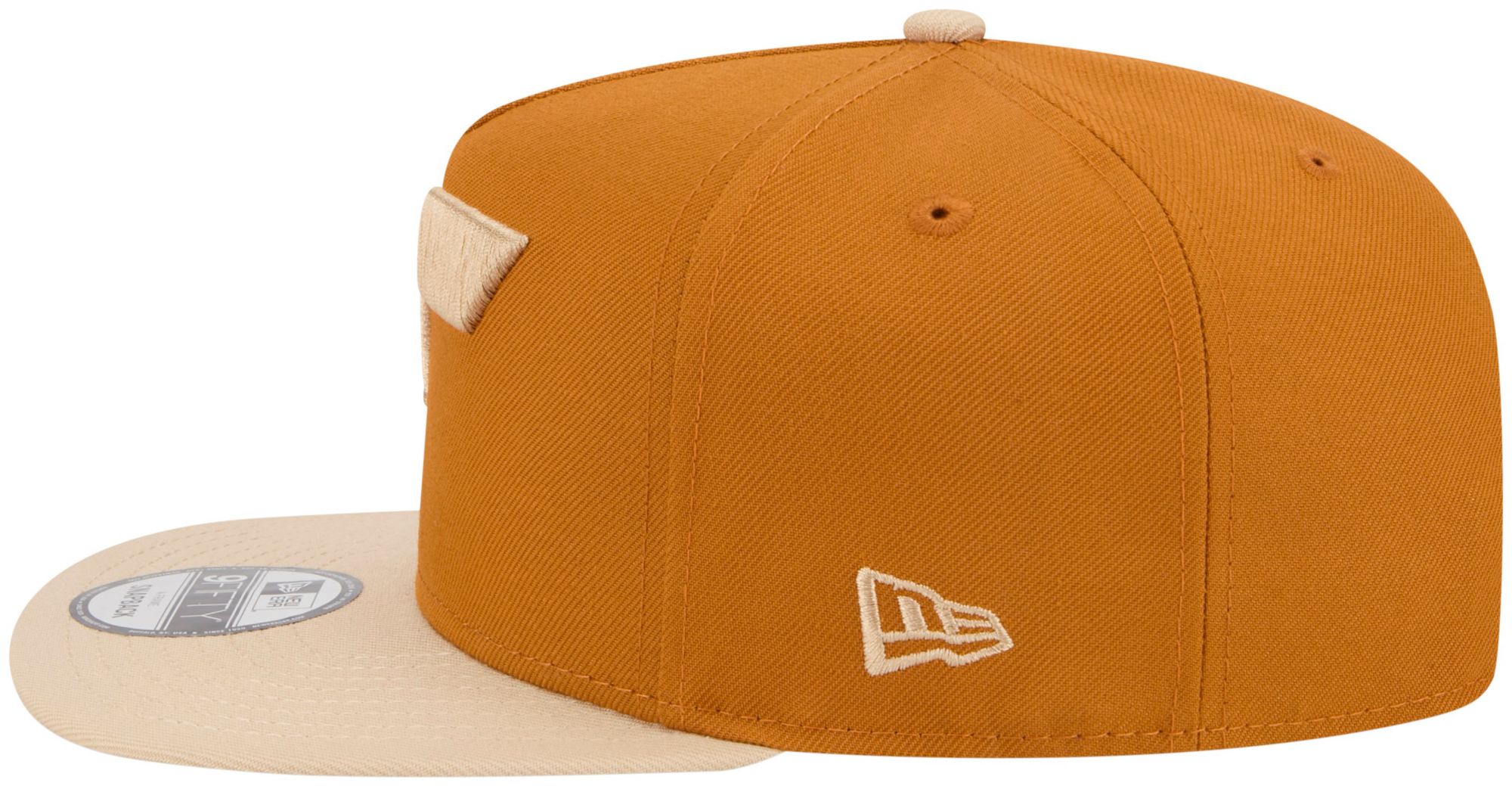 New Era Adult Utah Jazz Brown Two Tone 9Fifty A-Frame Adjustable Hat product image