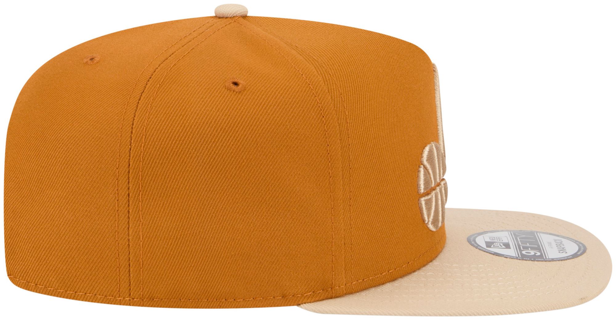 New Era Adult Utah Jazz Brown Two Tone 9Fifty A-Frame Adjustable Hat product image