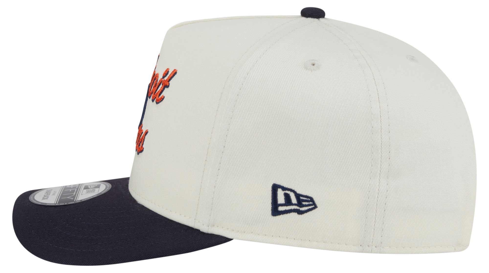 New Era Adult Detroit Tigers White Chainstitch 9Fifty A-Frame Adjustable Hat product image