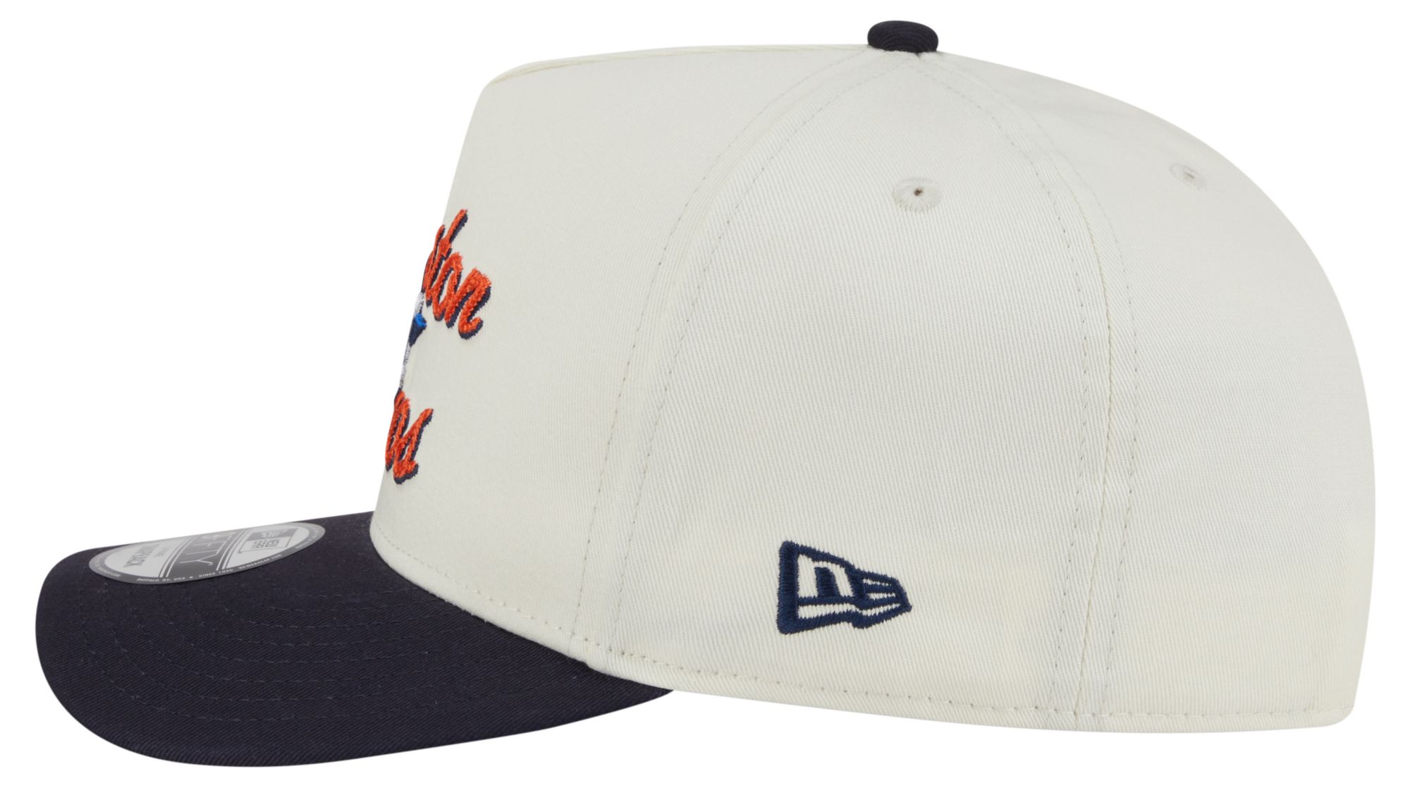 New Era Adult Houston Astros White Chainstitch 9Fifty A-Frame Adjustable Hat product image