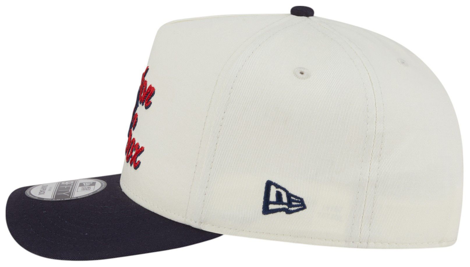 New Era Adult Boston Red Sox White Chainstitch 9Fifty A-Frame Adjustable Hat product image