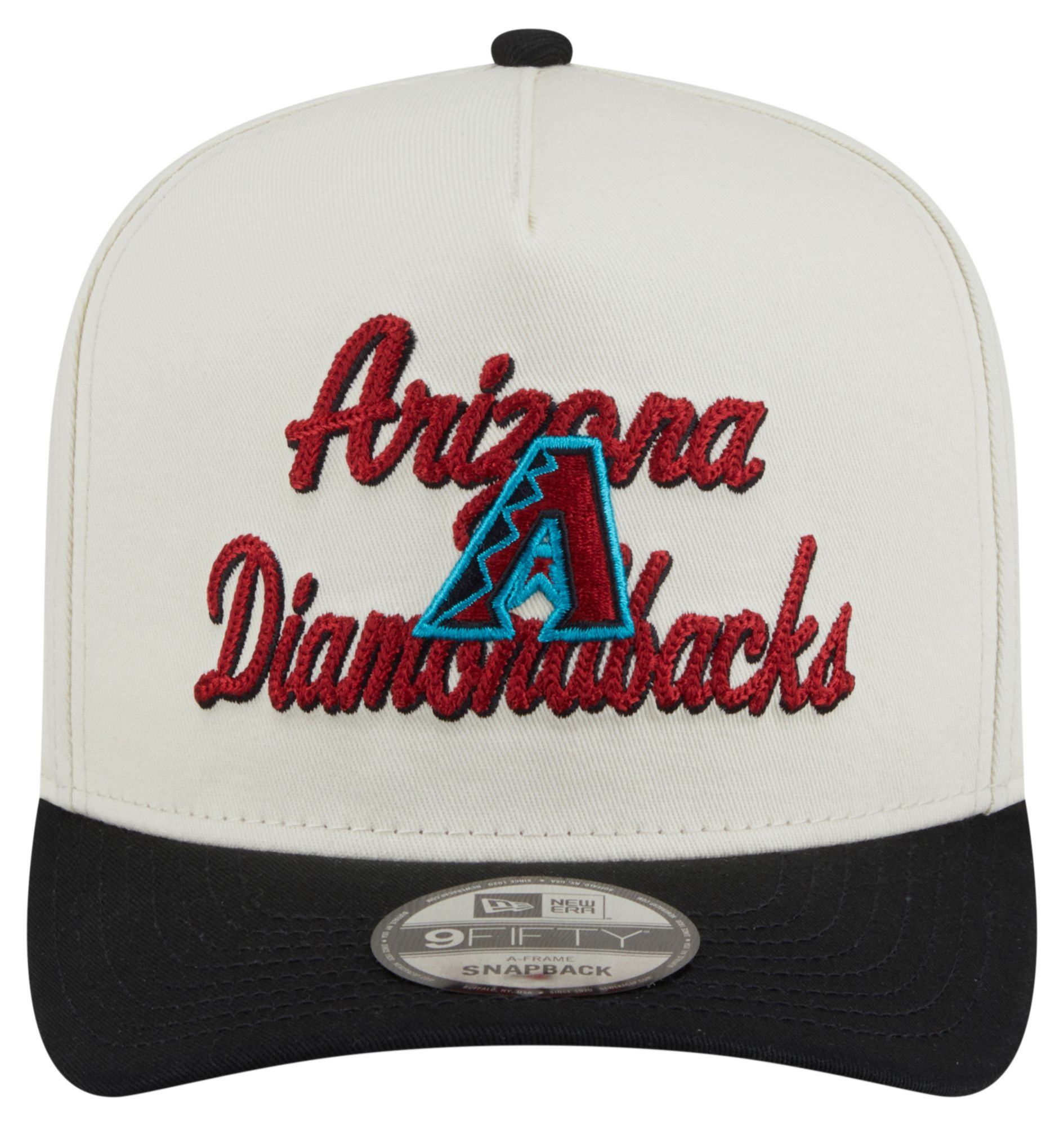 New Era Adult Arizona Diamondbacks White Chainstitch 9Fifty A-Frame Adjustable Hat product image