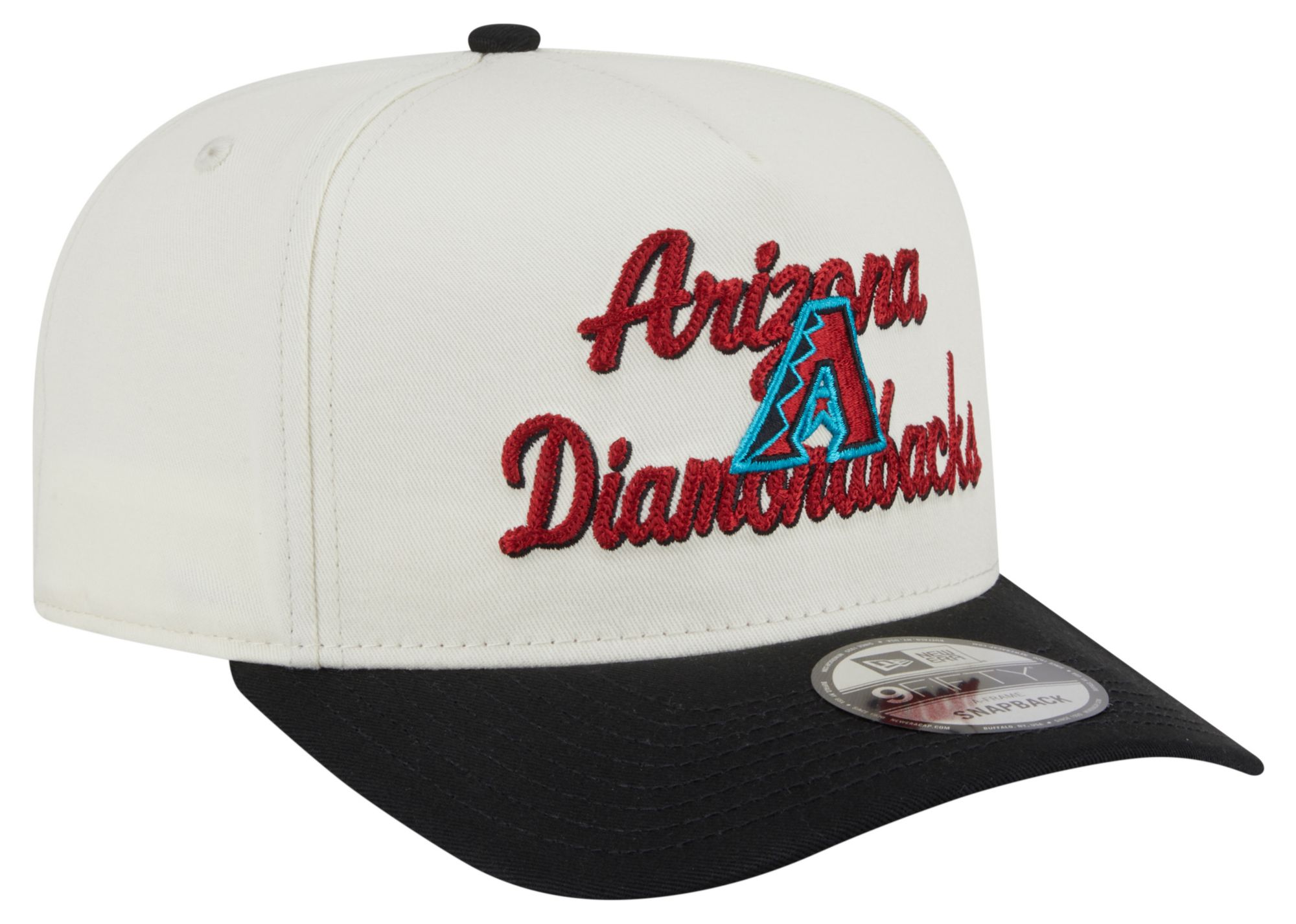 New Era Adult Arizona Diamondbacks White Chainstitch 9Fifty A-Frame Adjustable Hat product image