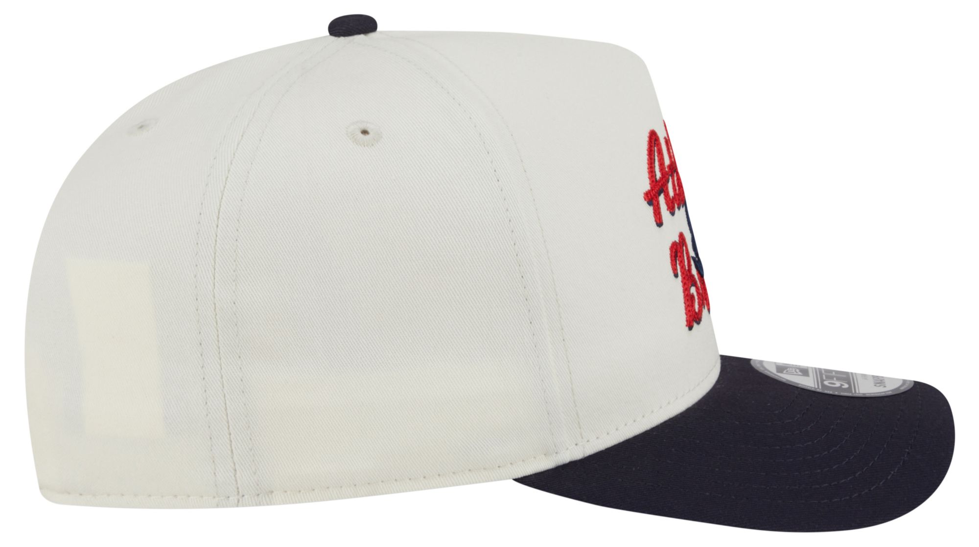 New Era Adult Atlanta Braves White Chainstitch 9Fifty A-Frame Adjustable Hat product image