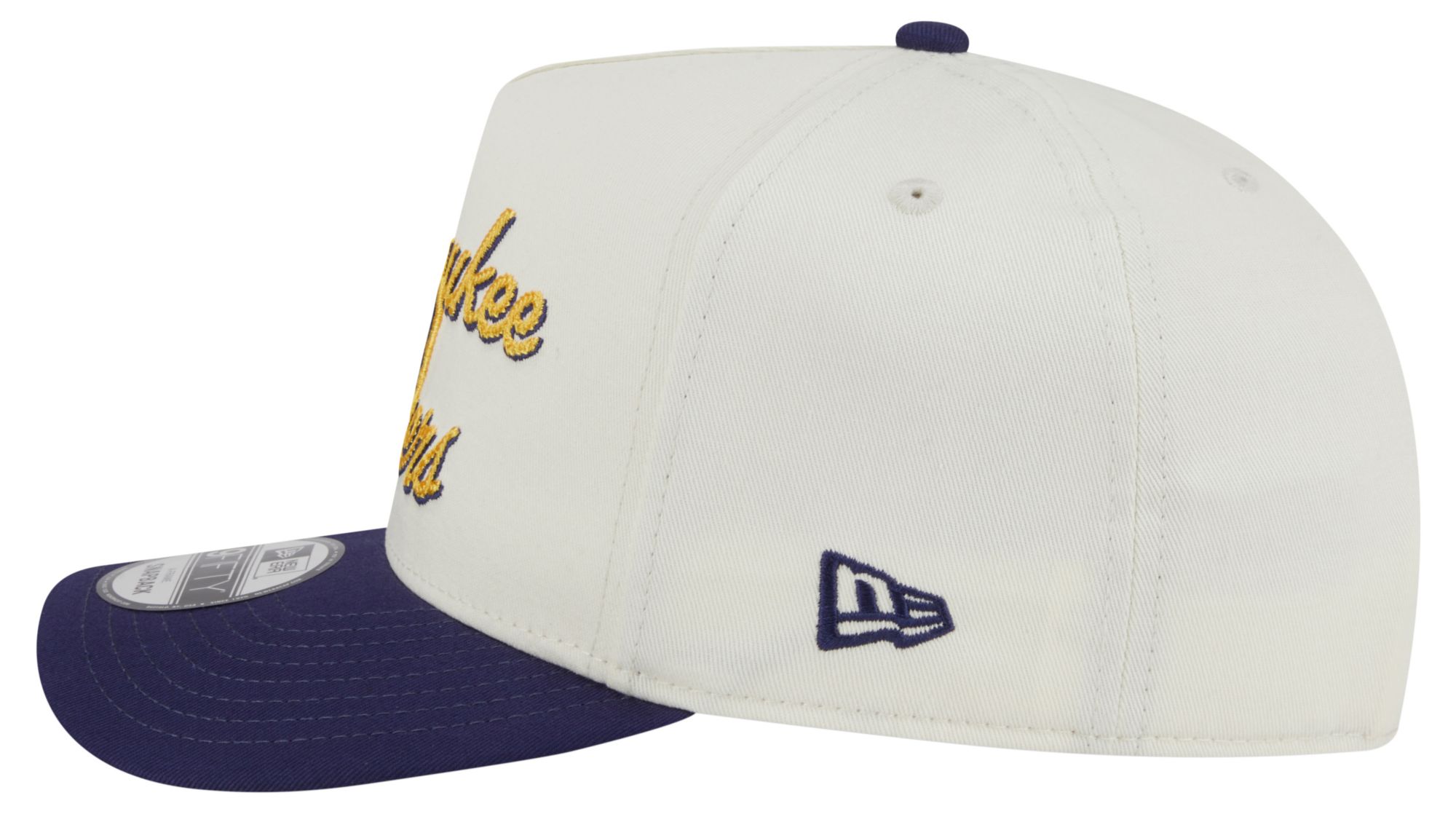 New Era Adult Milwaukee Brewers White Chainstitch 9Fifty A-Frame Adjustable Hat product image