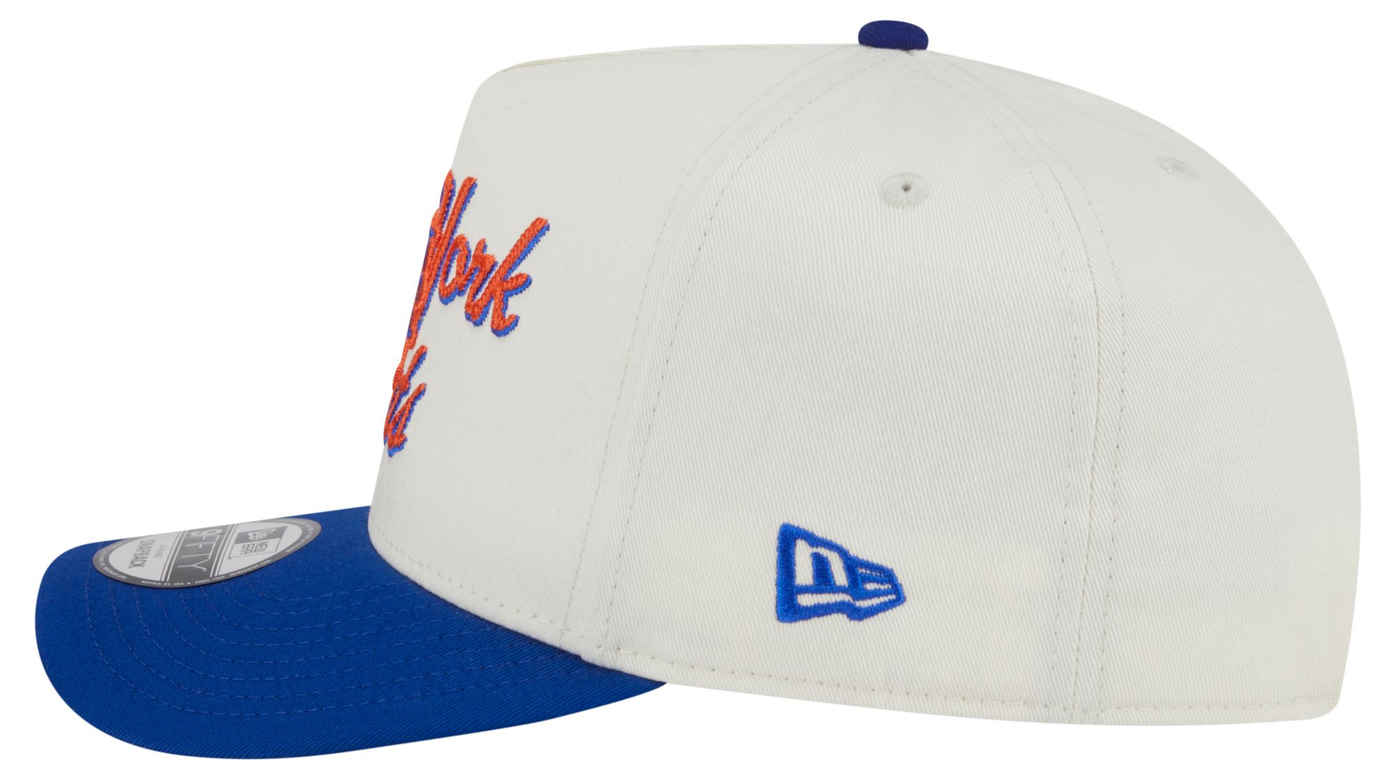 New Era Adult New York Mets White Chainstitch 9Fifty A-Frame Adjustable Hat product image