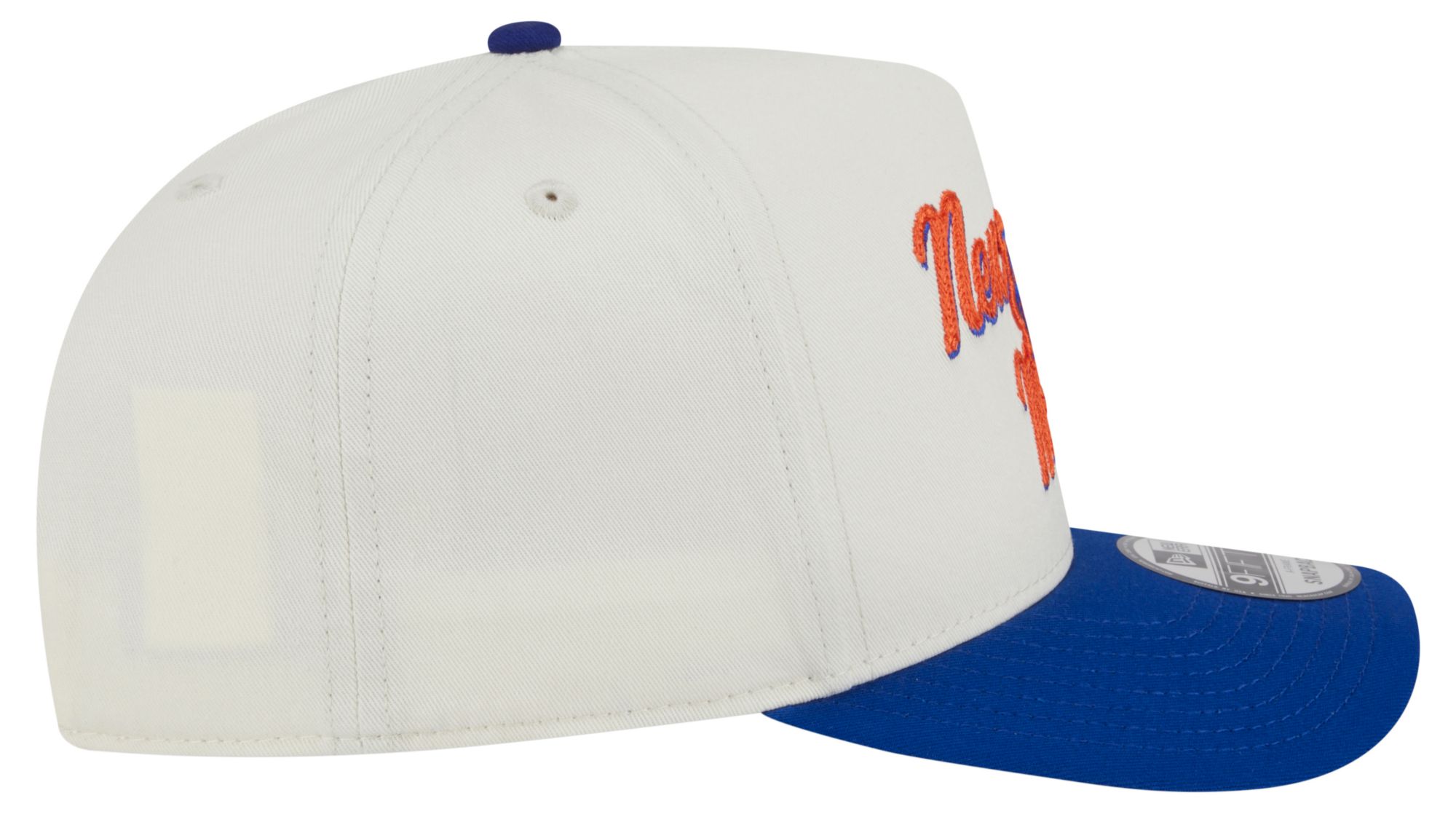 New Era Adult New York Mets White Chainstitch 9Fifty A-Frame Adjustable Hat product image