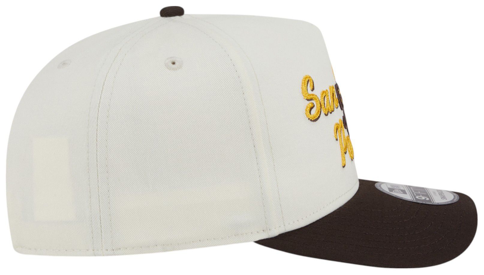 New Era Adult San Diego Padres White Chainstitch 9Fifty A-Frame Adjustable Hat product image