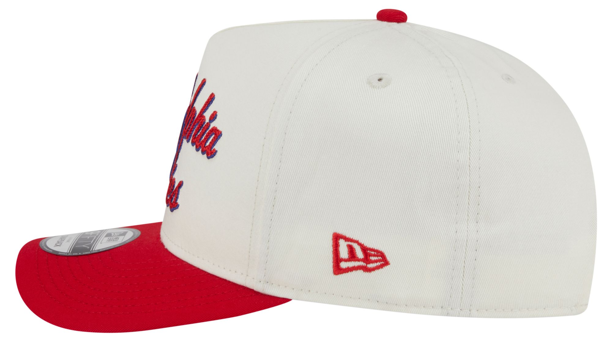 New Era Adult Philadelphia Phillies White Chainstitch 9Fifty A-Frame Adjustable Hat product image