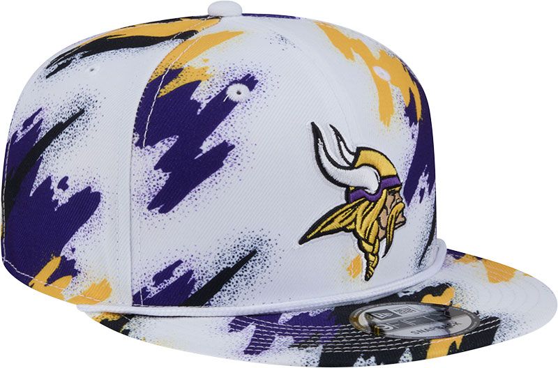New Era Adult Minnesota Vikings  Paint Purple 9fifty Adjustable Hat product image