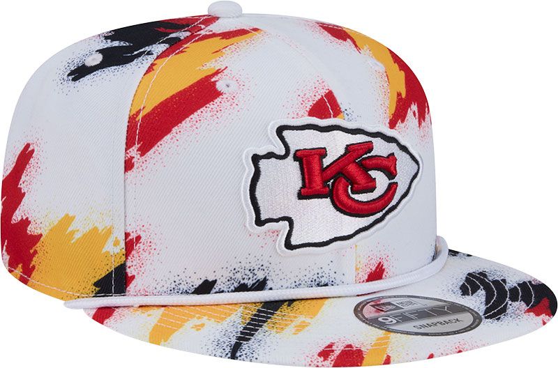 New Era Adult Kansas City Chiefs Paint Red 9fifty Adjustable Hat product image