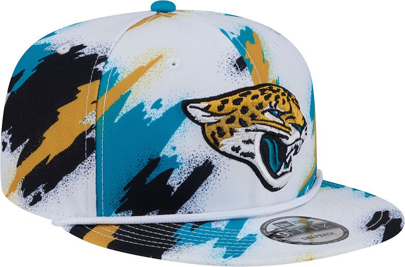 New Era Adult Jacksonville Jaguars Paint Teal 9fifty Adjustable Hat product image
