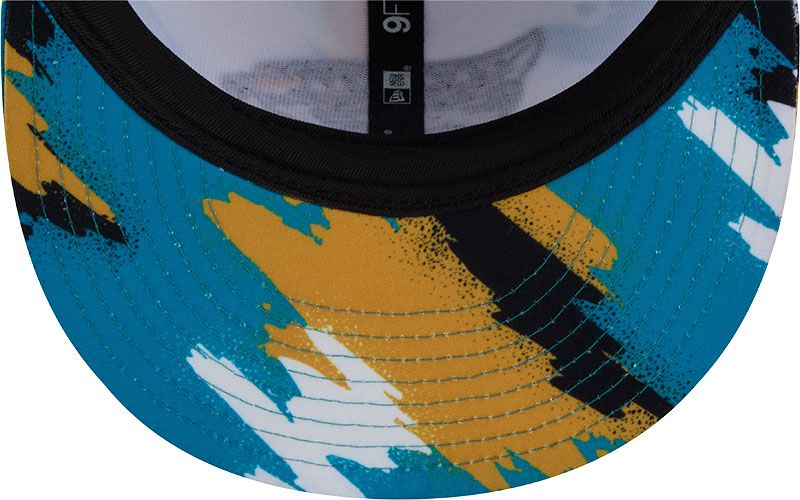 New Era Adult Jacksonville Jaguars Paint Teal 9fifty Adjustable Hat product image