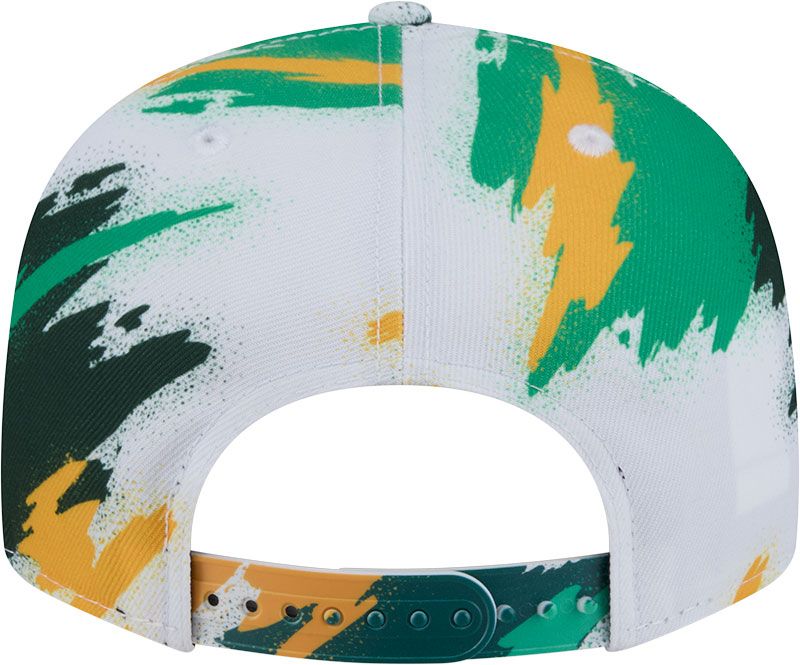 New Era Adult Green Bay Packers Paint Green  9fifty Adjustable Hat product image