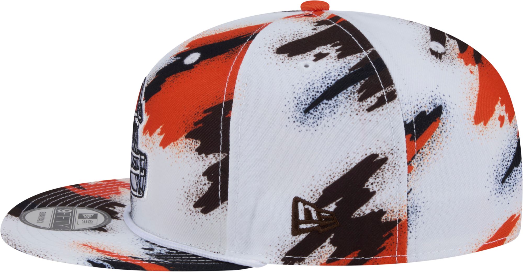 New Era Adult Cleveland Browns Paint Brown  9fifty Adjustable Hat product image