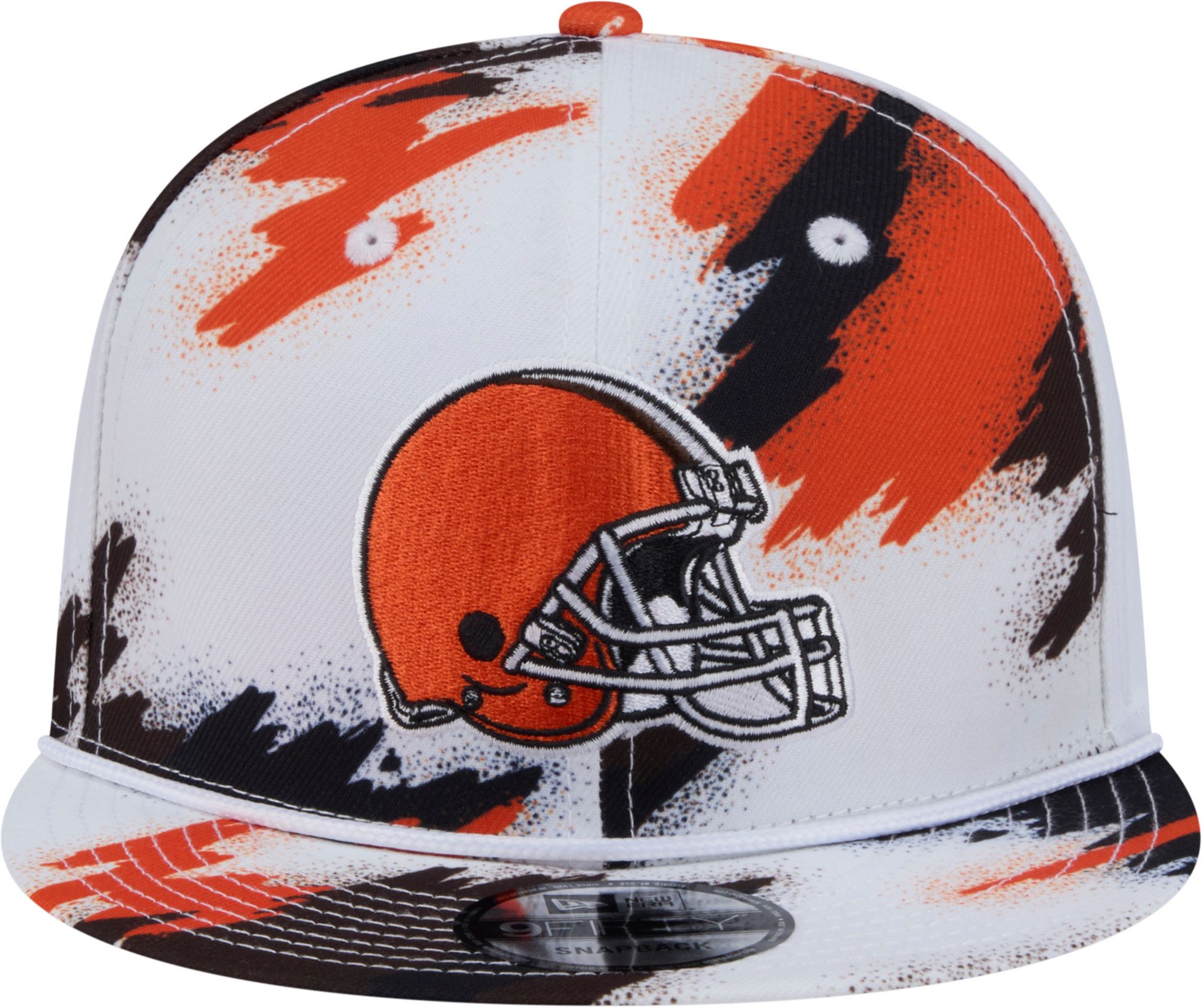New Era Adult Cleveland Browns Paint Brown  9fifty Adjustable Hat product image