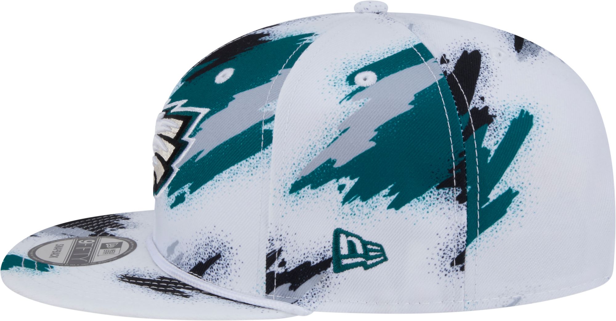 New Era Adult Philadelphia Eagles Paint Green  9fifty Adjustable Hat product image