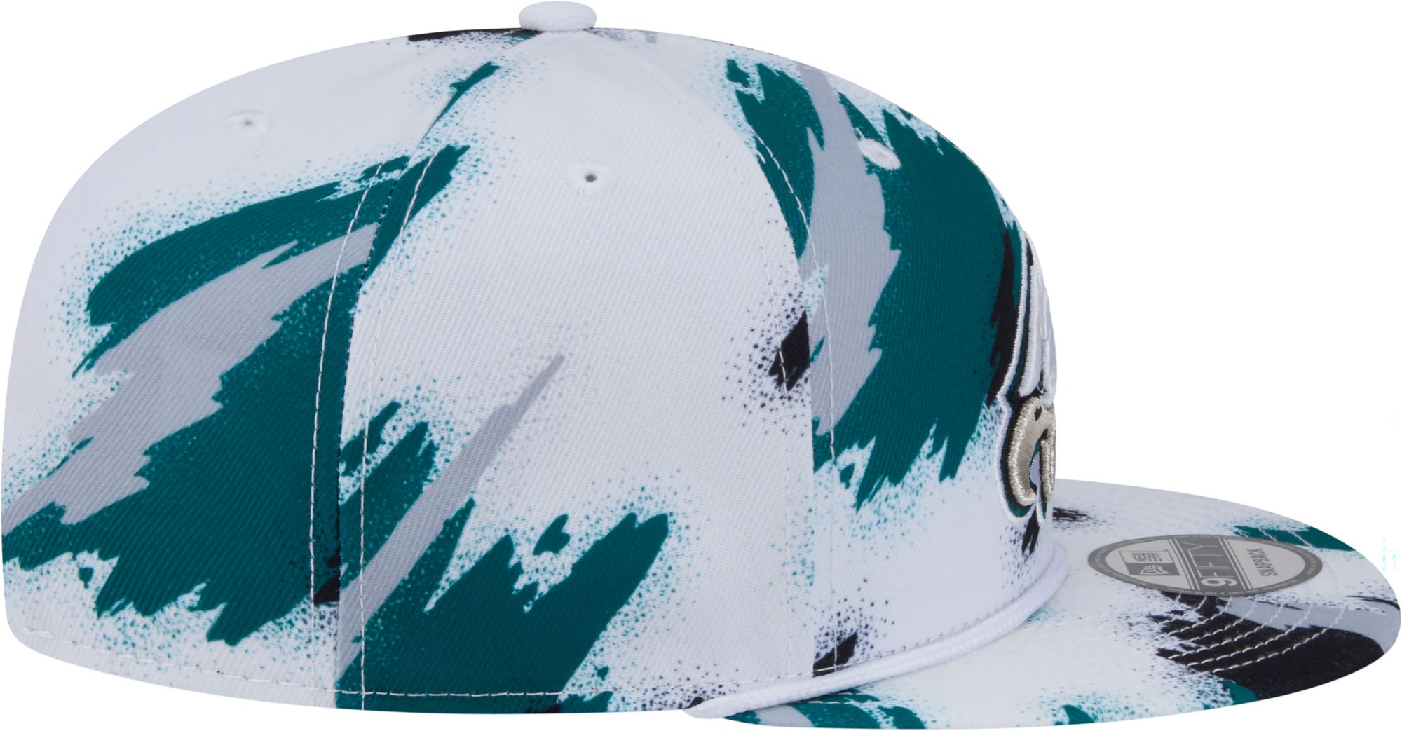 New Era Adult Philadelphia Eagles Paint Green  9fifty Adjustable Hat product image