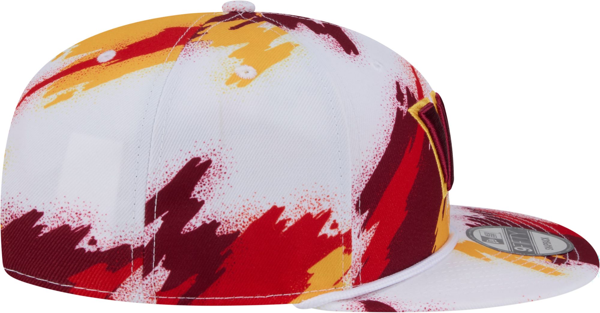 New Era Adult Washington Commanders Paint Maroon  9fifty Adjustable Hat product image