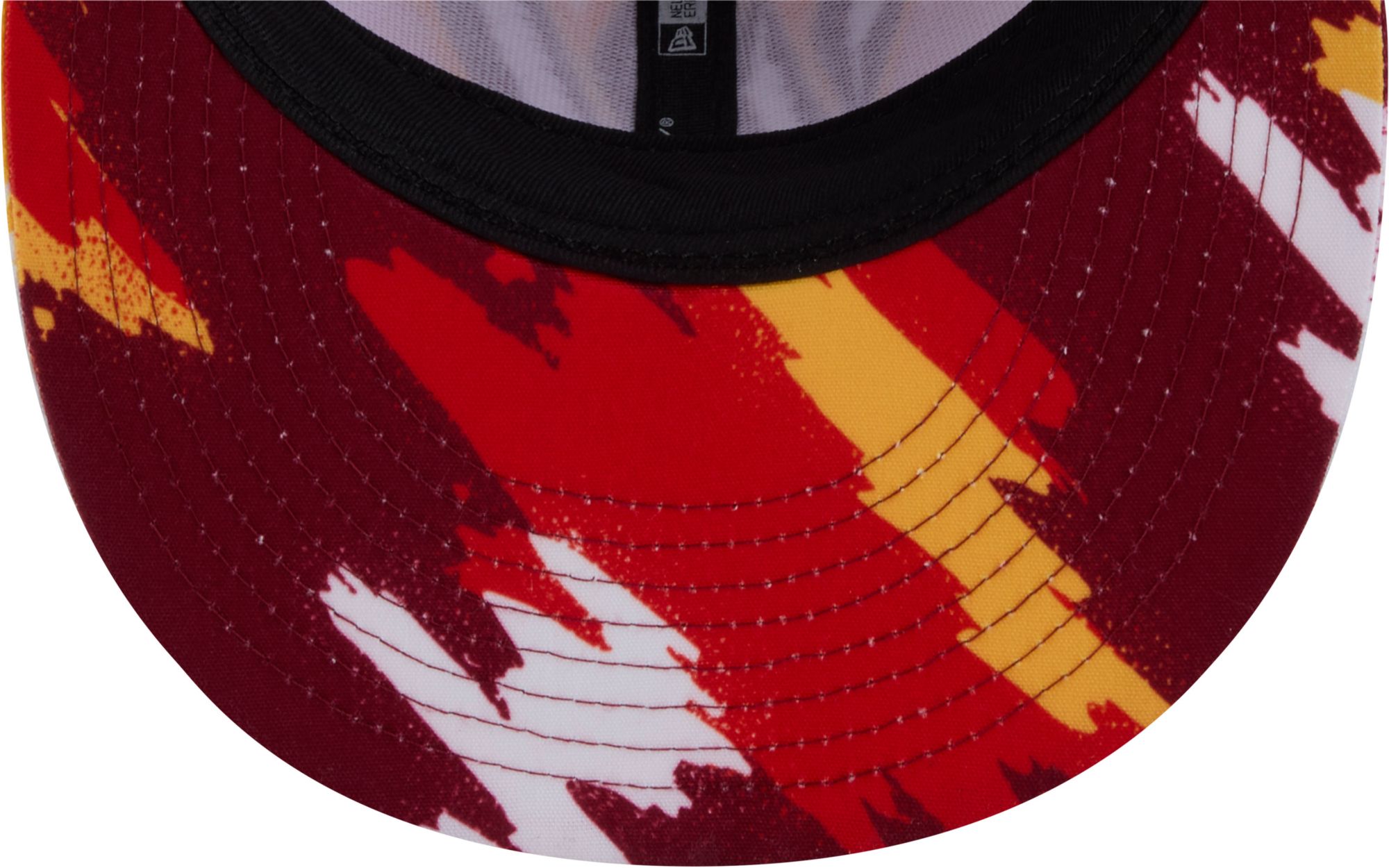 New Era Adult Washington Commanders Paint Maroon  9fifty Adjustable Hat product image