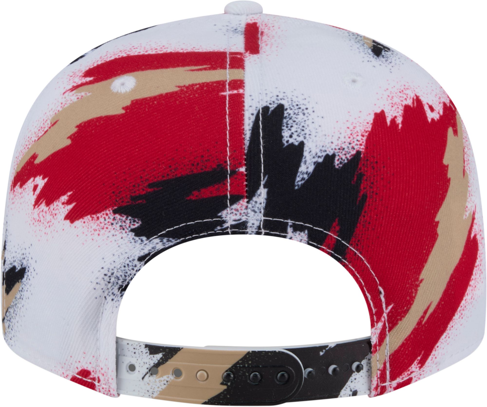 New Era Adult San Francisco 49ers Paint Red  9fifty Adjustable Hat product image