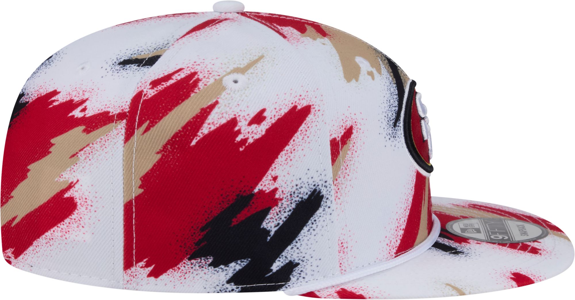 New Era Adult San Francisco 49ers Paint Red  9fifty Adjustable Hat product image