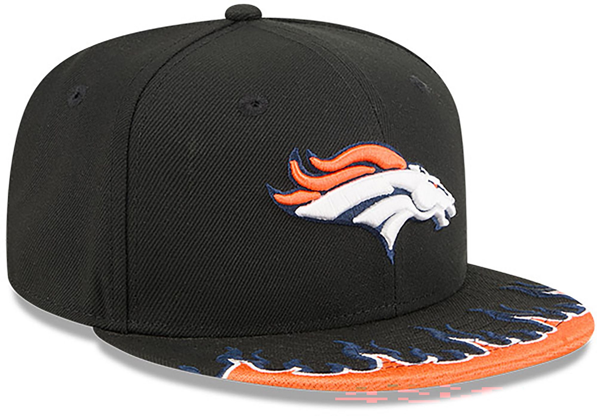 New Era Youth Denver Broncos Black Flame 9Fifty Adjustable Hat product image