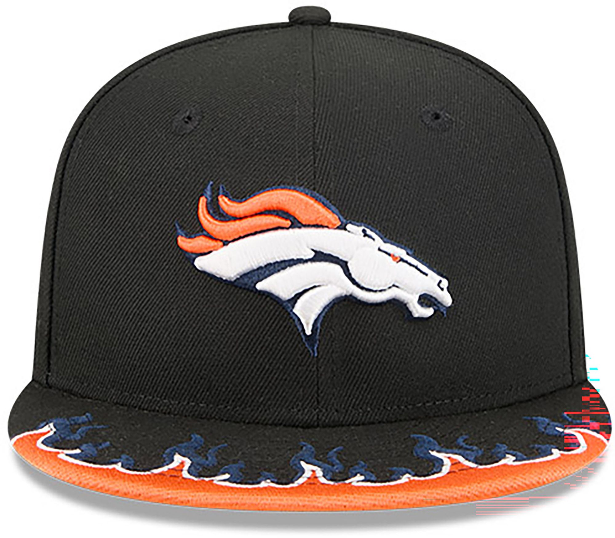 New Era Youth Denver Broncos Black Flame 9Fifty Adjustable Hat product image