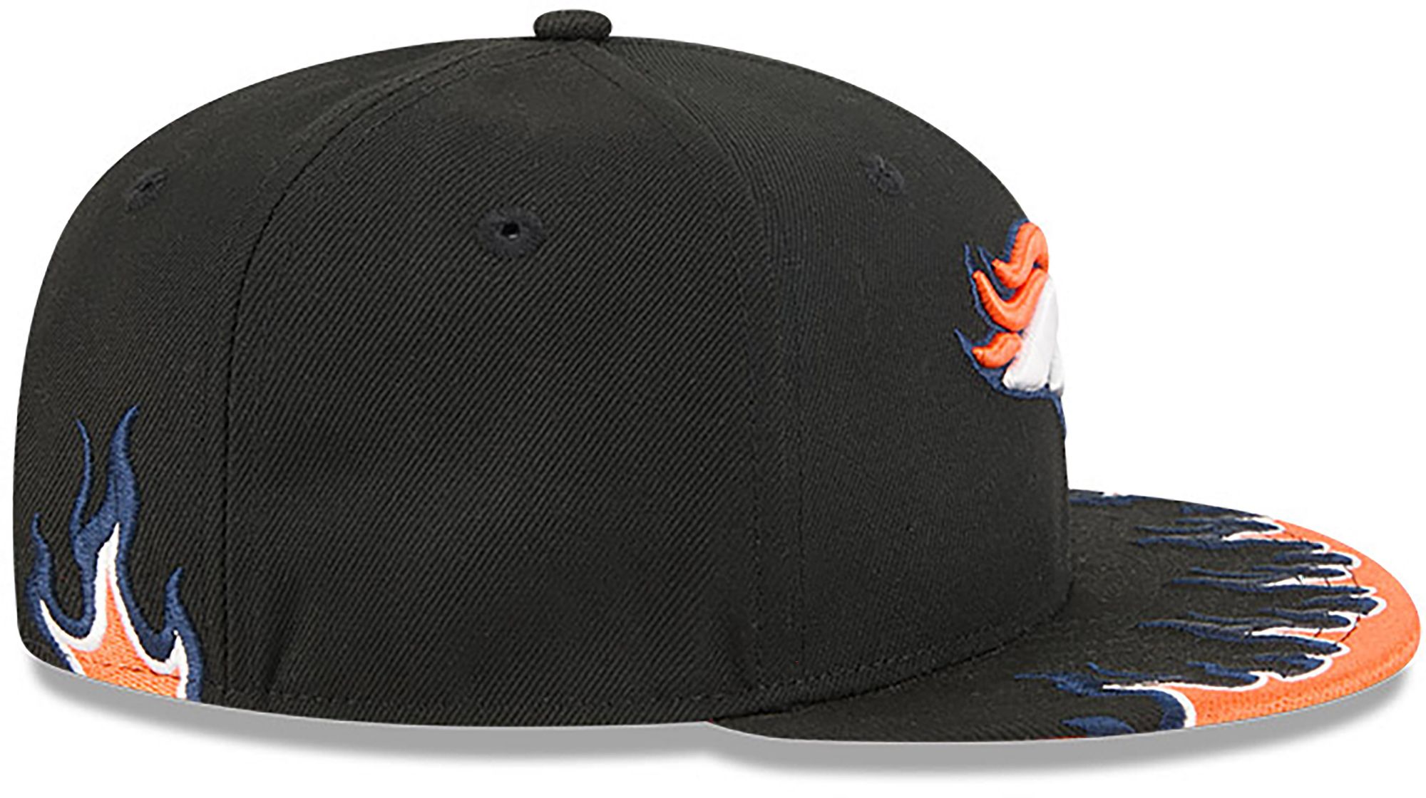 New Era Youth Denver Broncos Black Flame 9Fifty Adjustable Hat product image