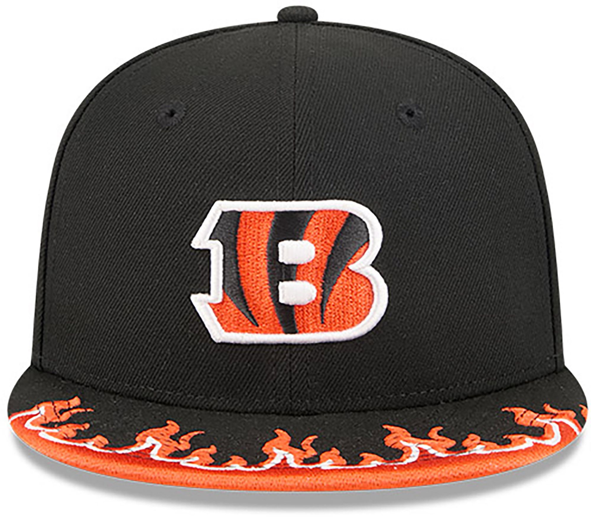 New Era Youth Cincinnati Bengals Black Flame 9Fifty Adjustable Hat product image