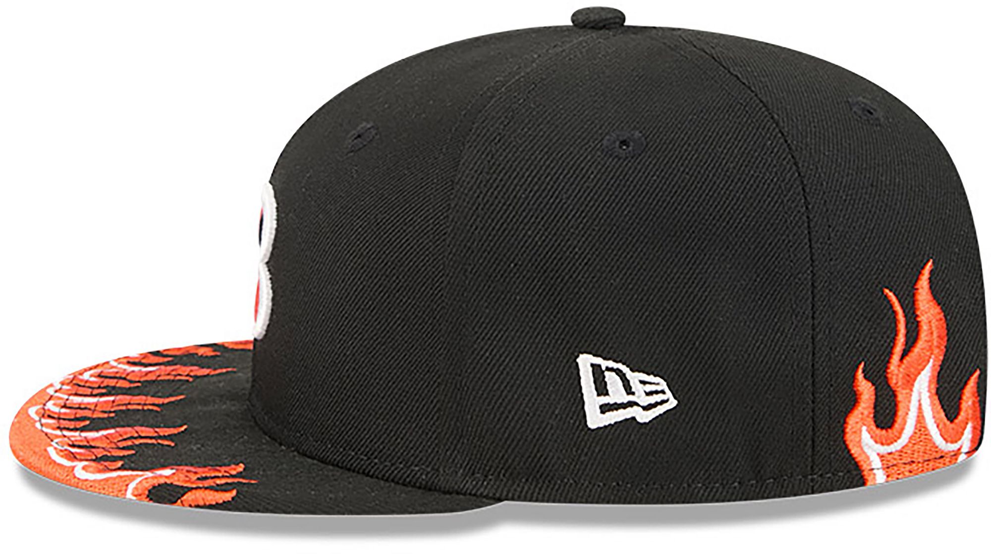 New Era Youth Cincinnati Bengals Black Flame 9Fifty Adjustable Hat product image