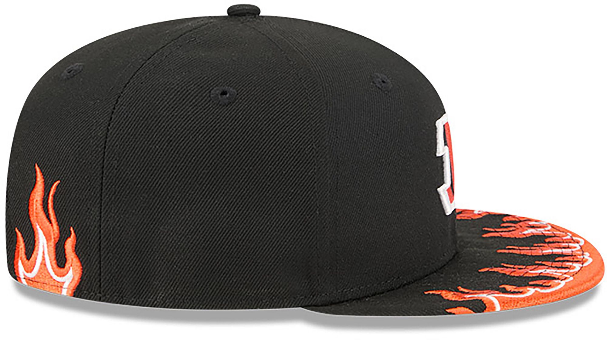 New Era Youth Cincinnati Bengals Black Flame 9Fifty Adjustable Hat product image