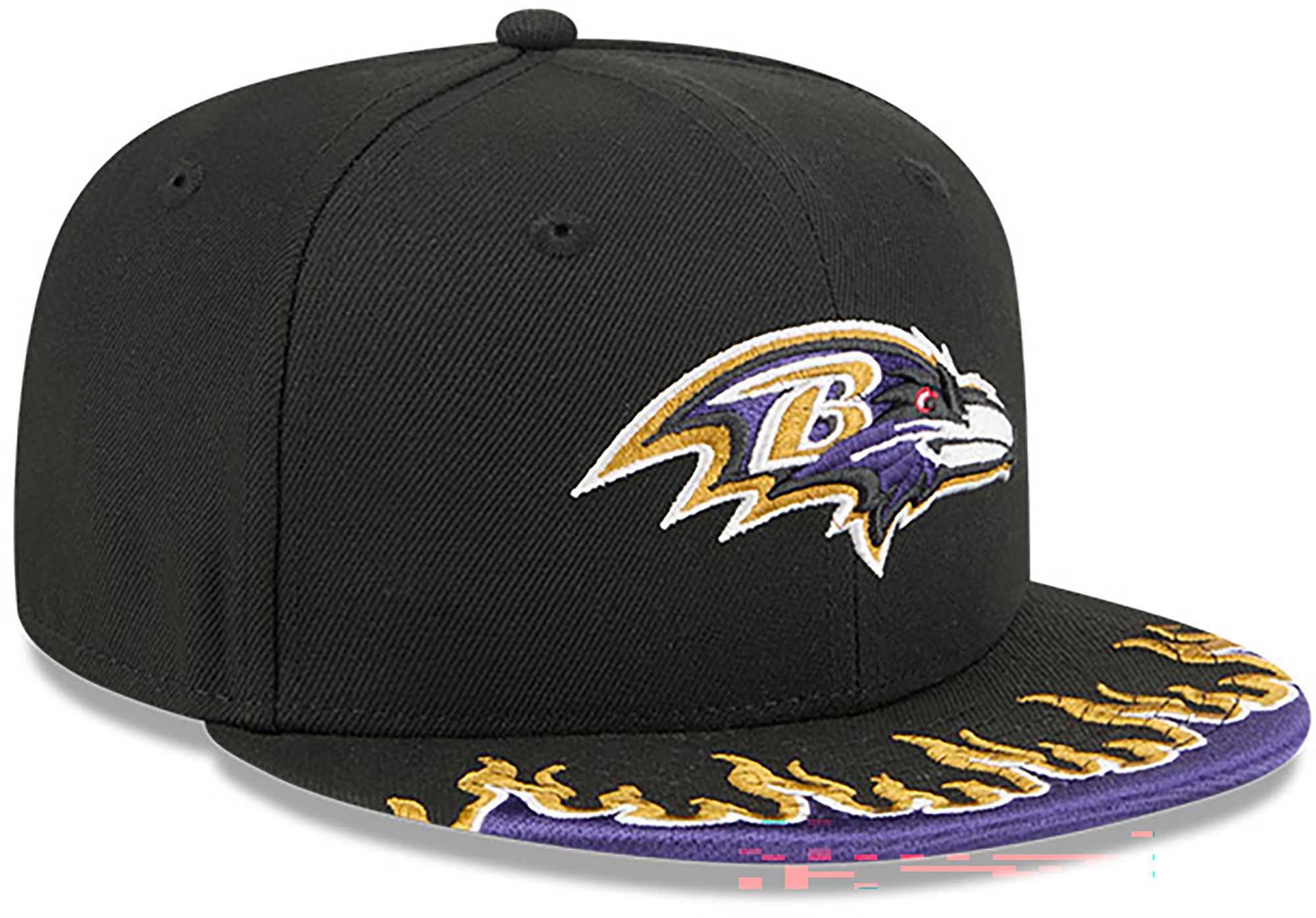 New Era Youth Baltimore Ravens Black Flame 9Fifty Adjustable Hat product image