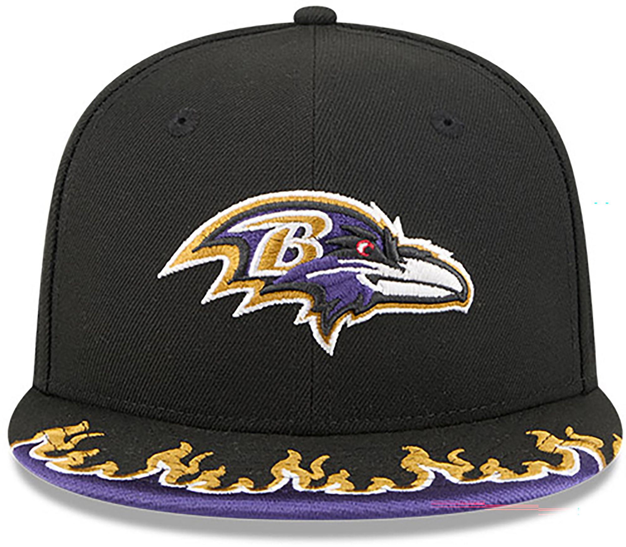 New Era Youth Baltimore Ravens Black Flame 9Fifty Adjustable Hat product image