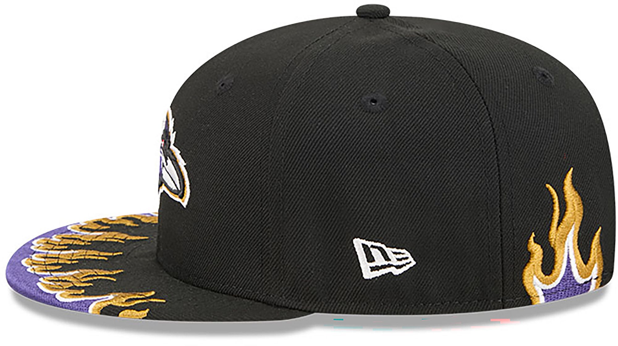 New Era Youth Baltimore Ravens Black Flame 9Fifty Adjustable Hat product image