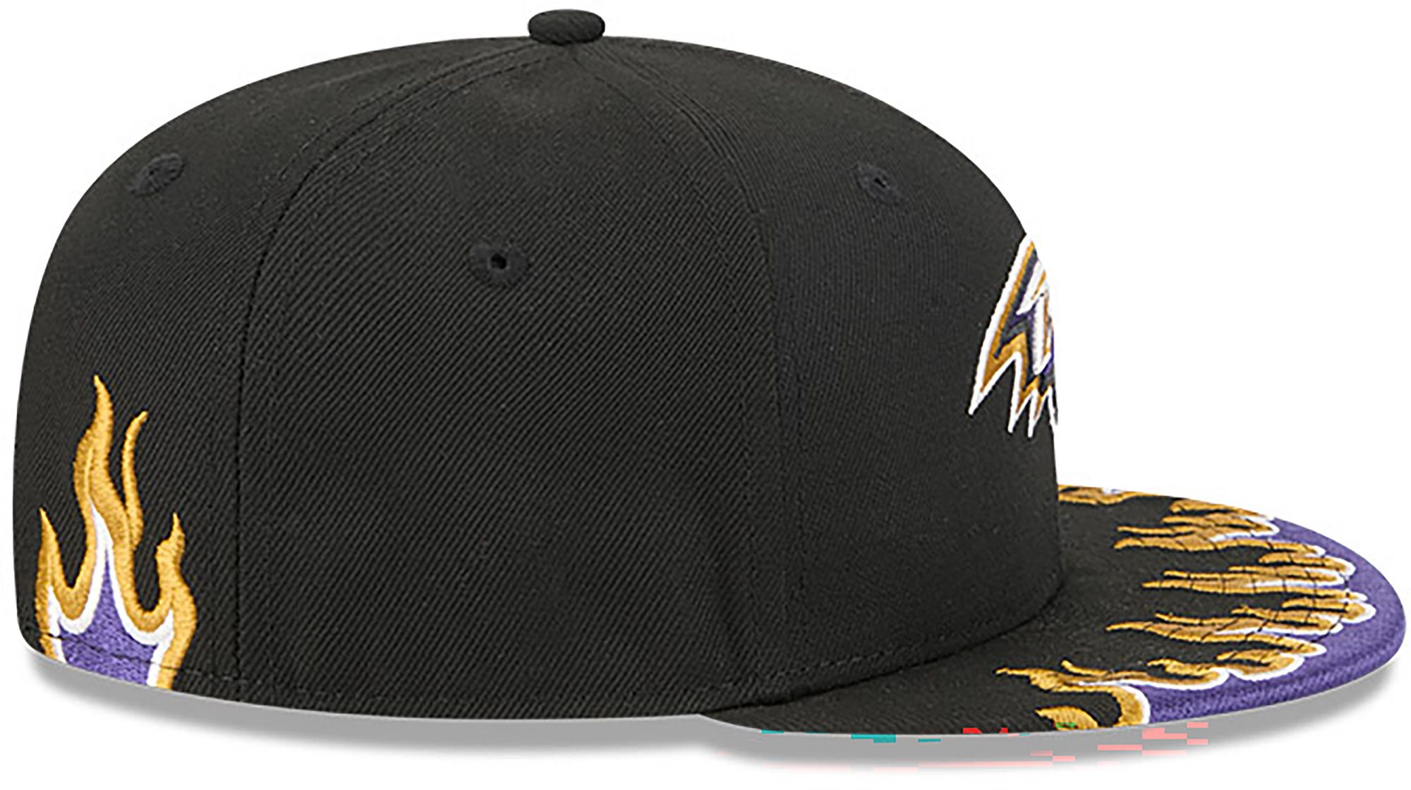 New Era Youth Baltimore Ravens Black Flame 9Fifty Adjustable Hat product image