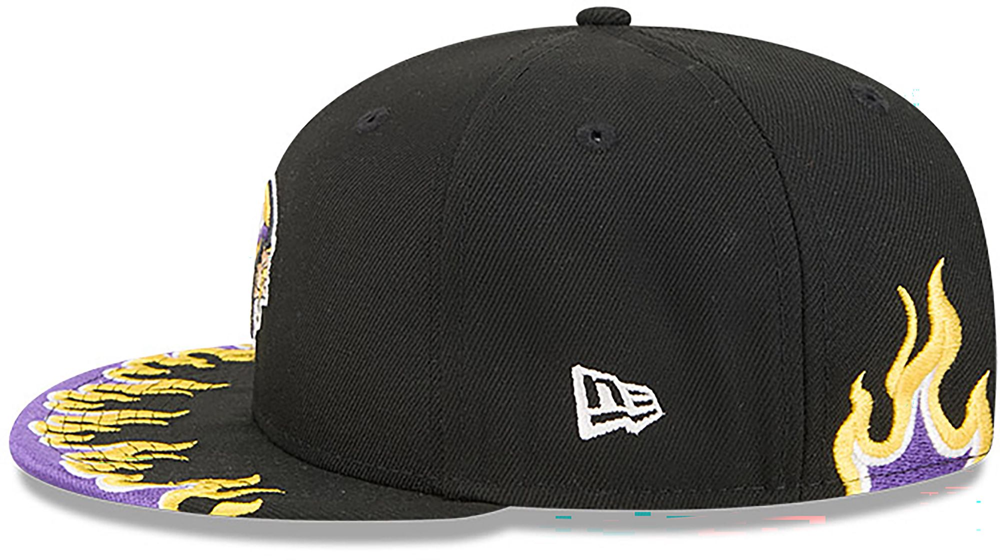 New Era Youth Minnesota Vikings Black Flame 9Fifty Adjustable Hat product image