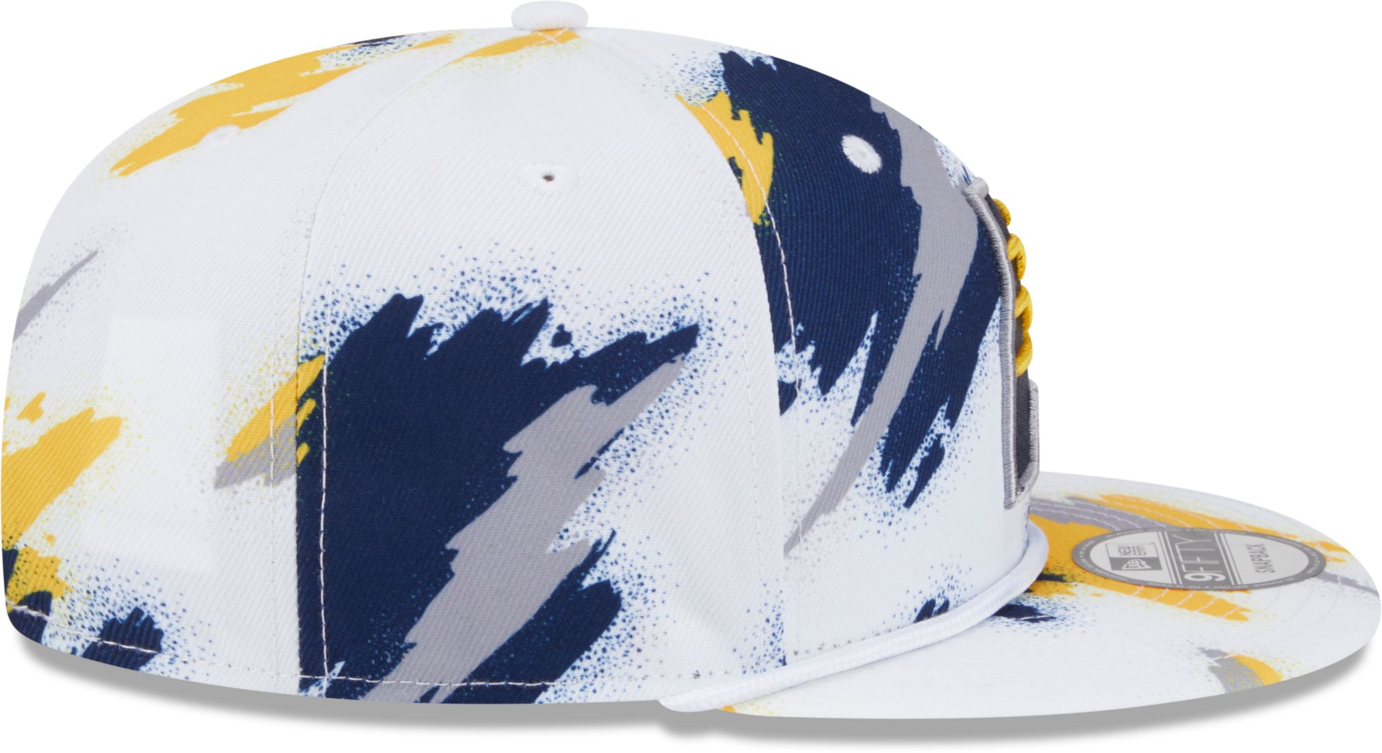 New Era Youth Indiana Pacers White Paint 9Fifty A-Frame Adjustable Hat product image