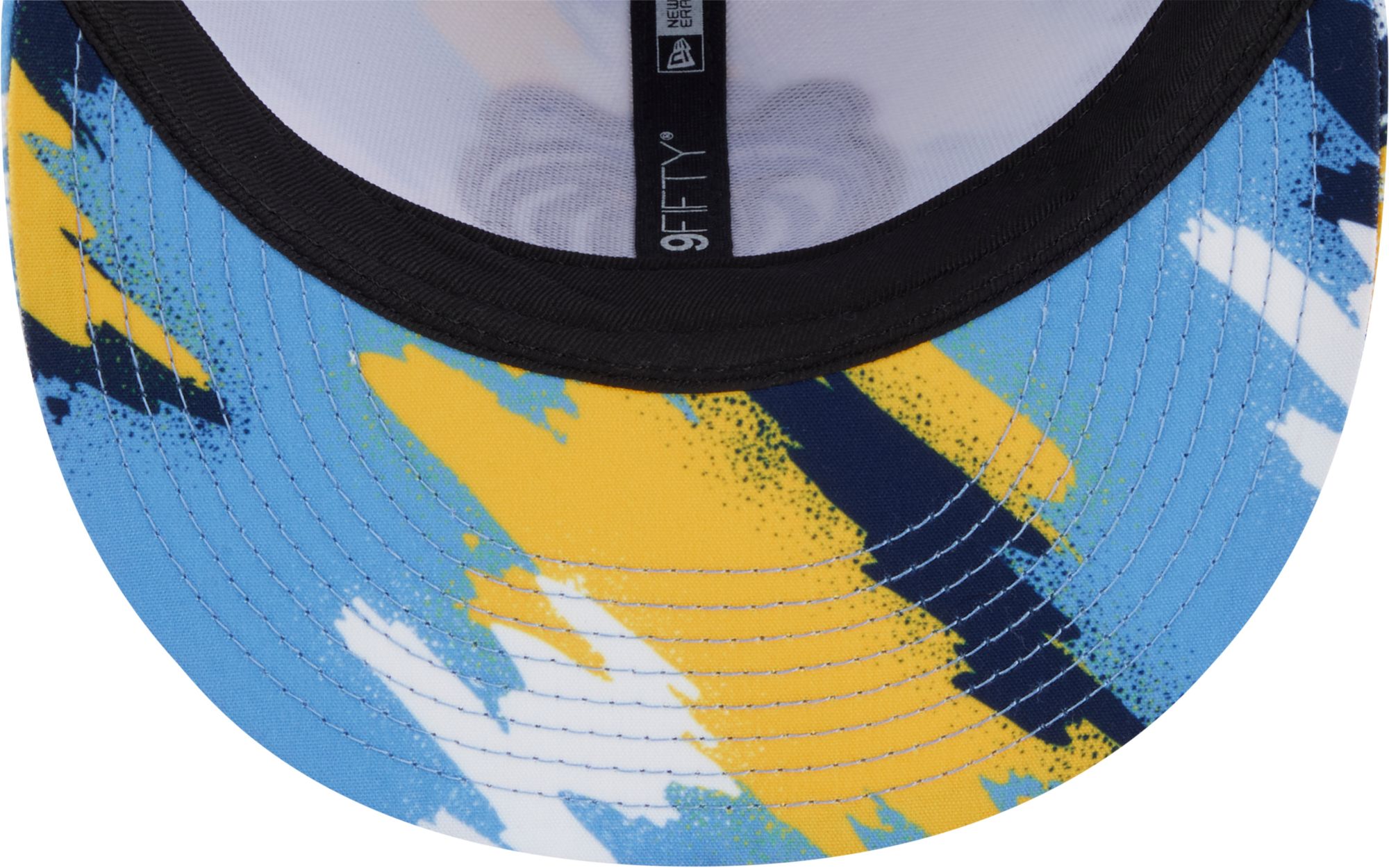 New Era Youth Memphis Grizzlies White Paint 9Fifty A-Frame Adjustable Hat product image