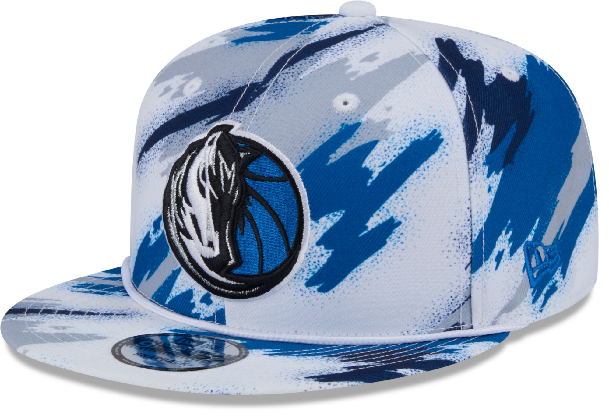 New Era Youth Dallas Mavericks White Paint 9Fifty A-Frame Adjustable Hat product image