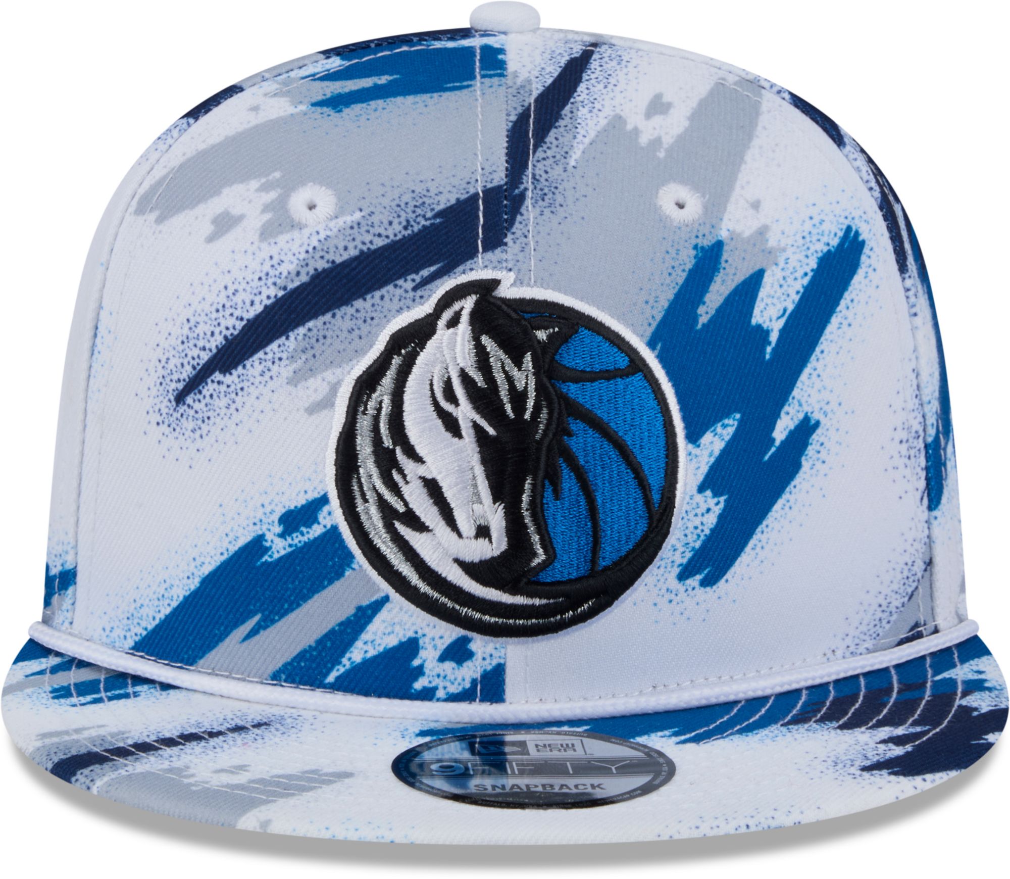 New Era Youth Dallas Mavericks White Paint 9Fifty A-Frame Adjustable Hat product image