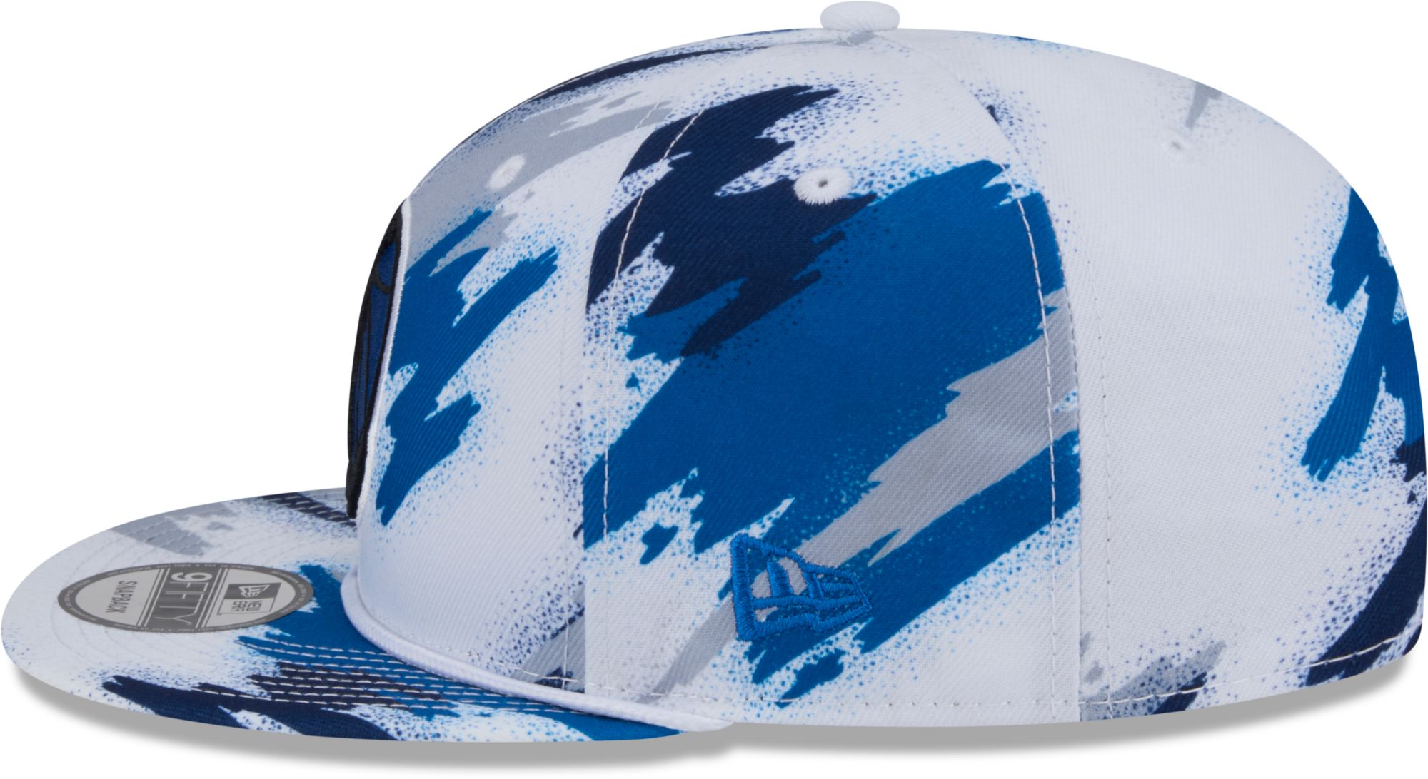 New Era Youth Dallas Mavericks White Paint 9Fifty A-Frame Adjustable Hat product image
