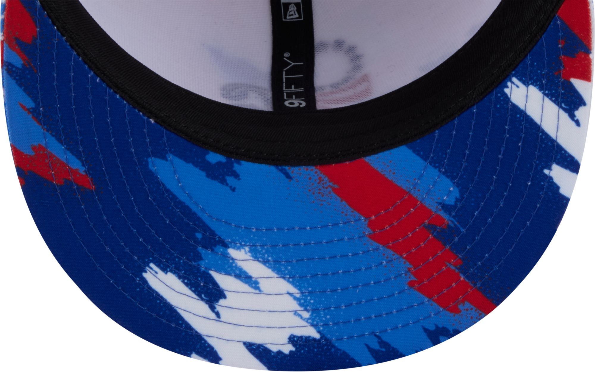 New Era Youth Philadelphia 76ers White Paint 9Fifty A-Frame Adjustable Hat product image