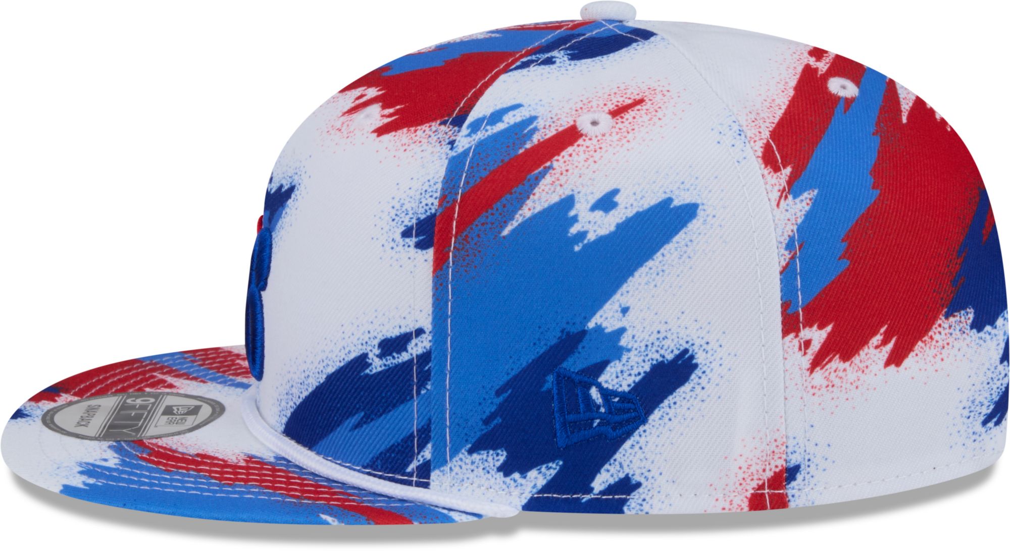 New Era Youth Philadelphia 76ers White Paint 9Fifty A-Frame Adjustable Hat product image